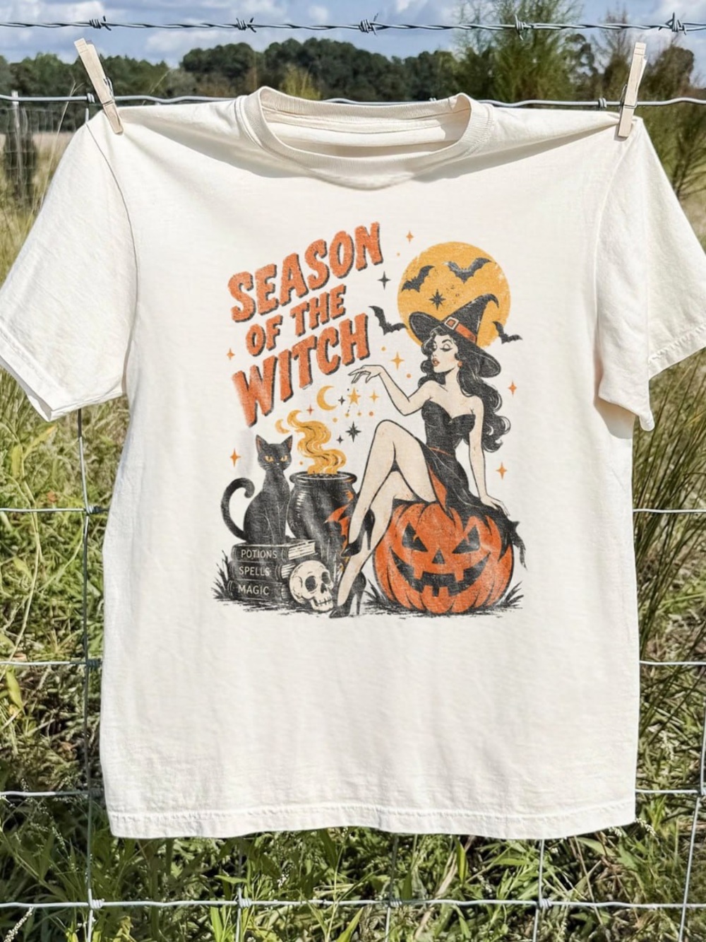 Season of the Witch Halloween Graphic Tee